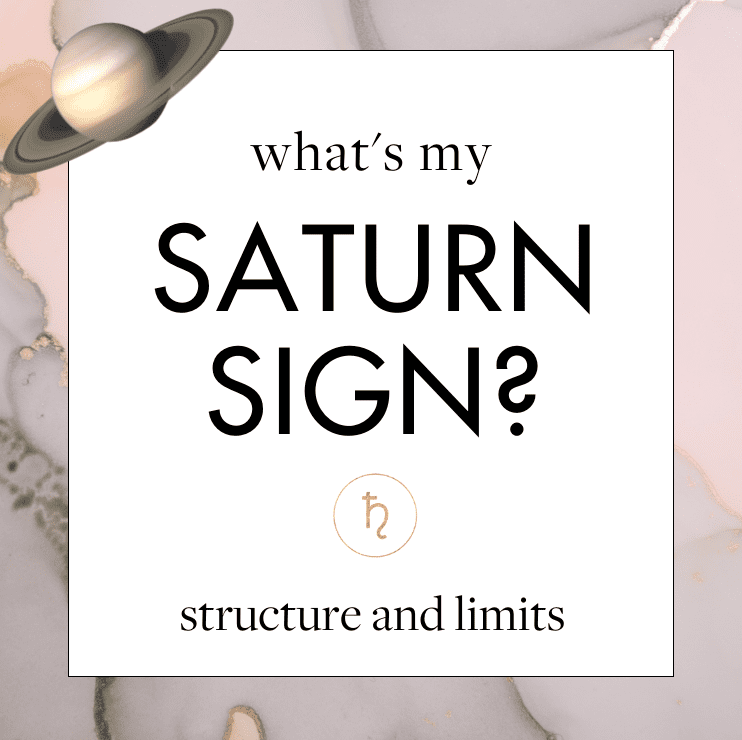 what's my saturn sign?