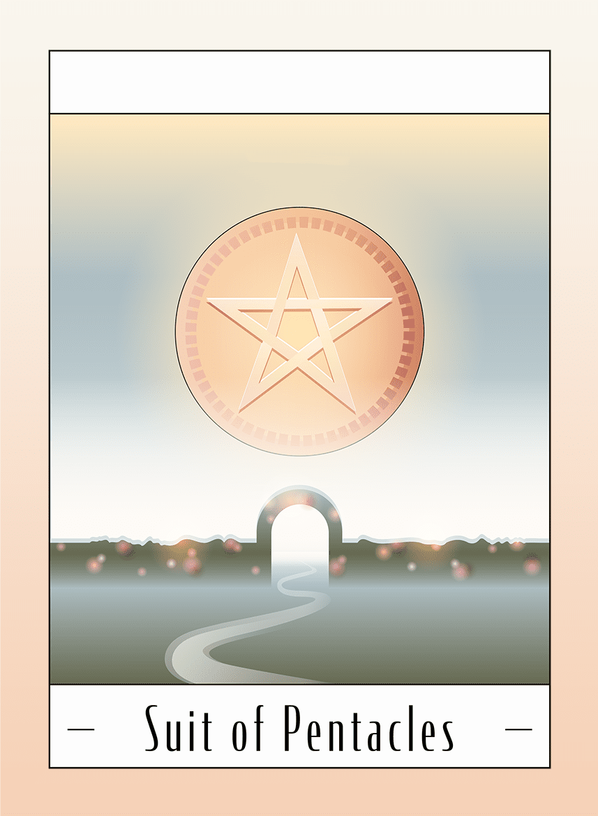 tarot card for the suit of pentacles meanings by the astrotwins